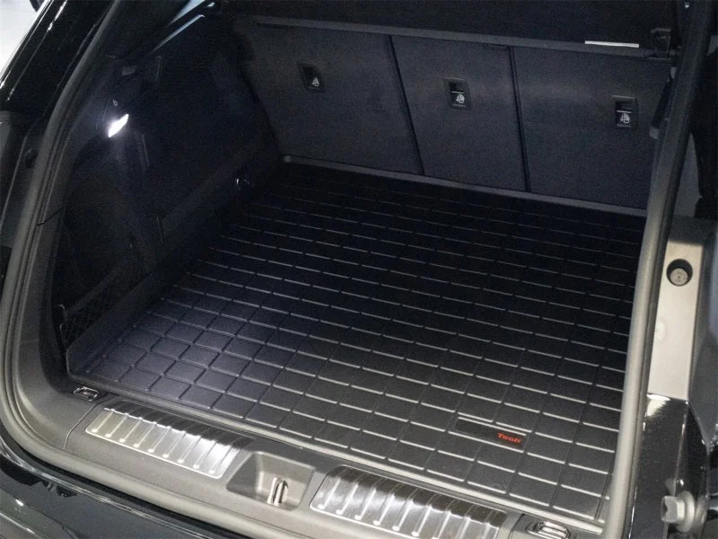 WeatherTech 24-25 Porsche Macan Electric Cargo Liner W/ Bumper Protector - Black - Side View