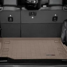 WeatherTech 2018+ Jeep Wrangler Unlimited Cargo Liners - Tan(Vehicles w/Flat Load Floor & Subwoofer) - Side View
