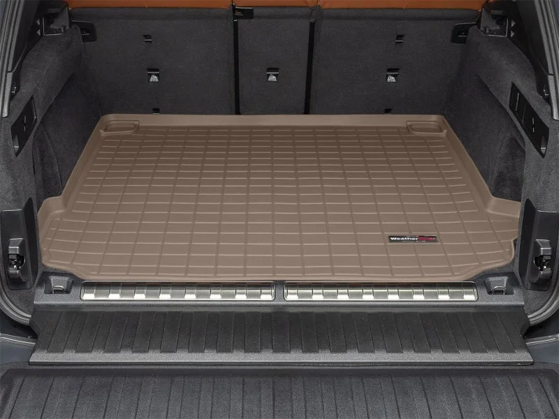 WeatherTech 2021+ BMW X5 45e Cargo Liners - Tan - Side View