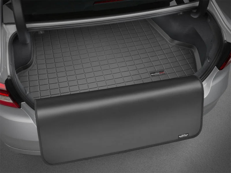 WeatherTech 2015+ VW Golf/GTI/R (5-Door Hatchback) Cargo Liners With Bumper Protector - Grey - Side View