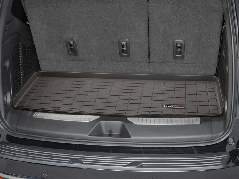 WeatherTech 2021-2021 Chevrolet Tahoe (Behind 3rd Row Seating) Cargo Liners - Cocoa - Side View