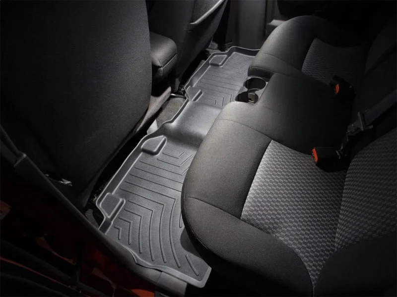 WeatherTech 04+ GMC Canyon Crew Cab Rear FloorLiner - Black - Additional View 12