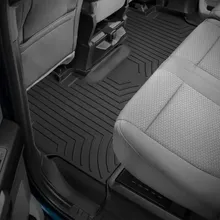WeatherTech 2017+ Ford F-250/F-350/F-450/F-550 Rear FloorLiner HP - Black - Installation View