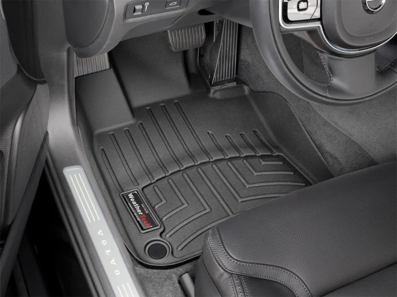 WeatherTech 2018+ Volvo V90 Front FloorLiner - Black - Additional View 13