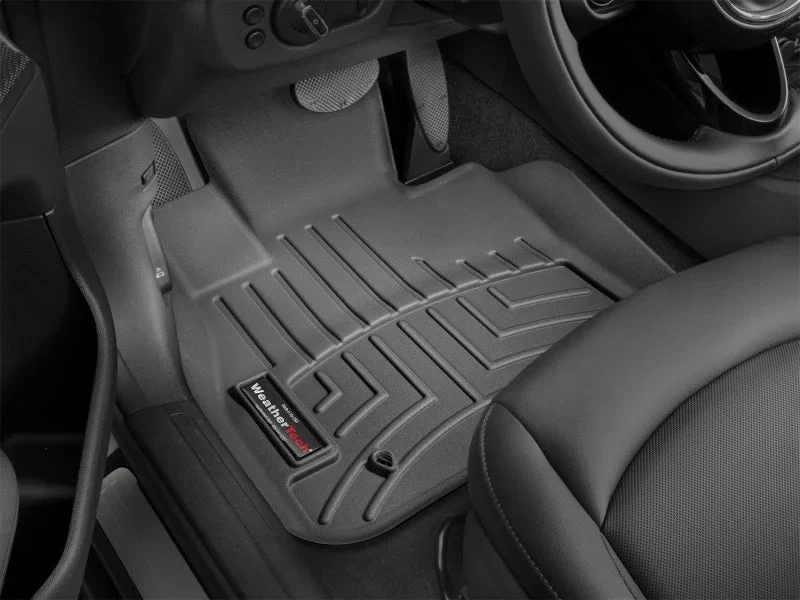 WeatherTech 2016+ Mini Clubman F54 Front FloorLiners - Black - Additional View 14
