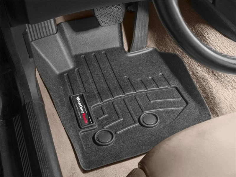 WeatherTech 94-99 BMW 3 Series / 98-99 M3 Convertible Only Front FloorLiners - Black - Additional View 15
