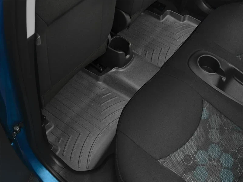 WeatherTech 2016+ Chevrolet Spark Rear FloorLiner - Black - Additional View 8