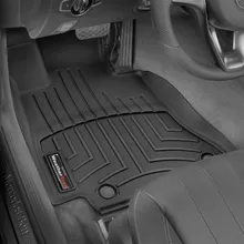WeatherTech 17+ Mercedes-Benz E-Class Front FloorLiner - Black - Back View
