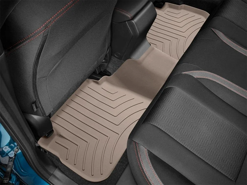 WeatherTech 2018+ Subaru Crosstrek Rear FloorLiner HP - Tan - Back View