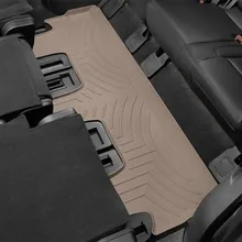 WeatherTech 2018+ Ford Expedition MAX Rear FloorLiner - Tan - Back View