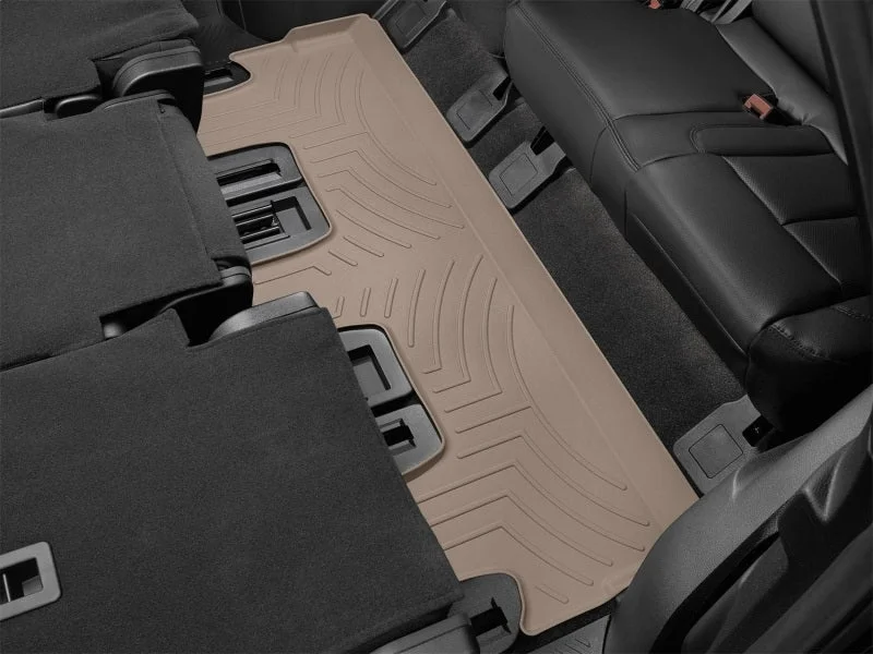 WeatherTech 2018+ Ford Expedition MAX Rear FloorLiner - Tan - Back View