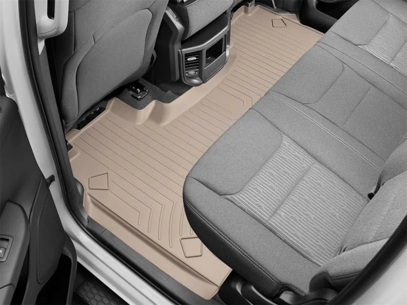 WeatherTech 2019+ RAM 1500 (Crew Cab w/ Rear Under Seat Storage) Rear FloorLiner - Tan - Additional View 13