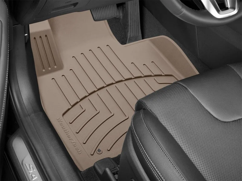 WeatherTech 19-20 Hyundai Santa Fe Front FloorLiner HP - Tan - Additional View 13