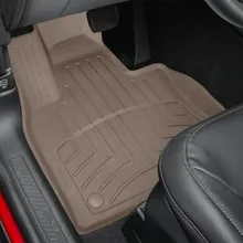 WeatherTech 2022+ Ford Explorer Incl. ST (6/7 Pssgr.) Front FloorLiner HP - Tan - Additional View 13
