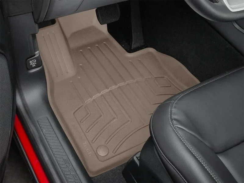 WeatherTech 2022+ Ford Explorer Incl. ST (6/7 Pssgr.) Front FloorLiner HP - Tan - Additional View 13