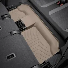 WeatherTech 2018+ Volkswagen Tiguan Rear FloorLiner - Tan (Fits 7 Passenger Models Only) - Side View