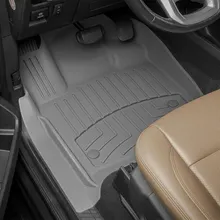 WeatherTech 2018+ Ford Expedition / Expedition Max Front FloorLiner HP - Grey - Back View