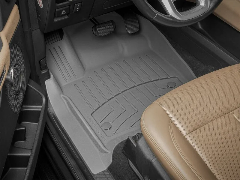 WeatherTech 2018+ Ford Expedition / Expedition Max Front FloorLiner HP - Grey - Back View