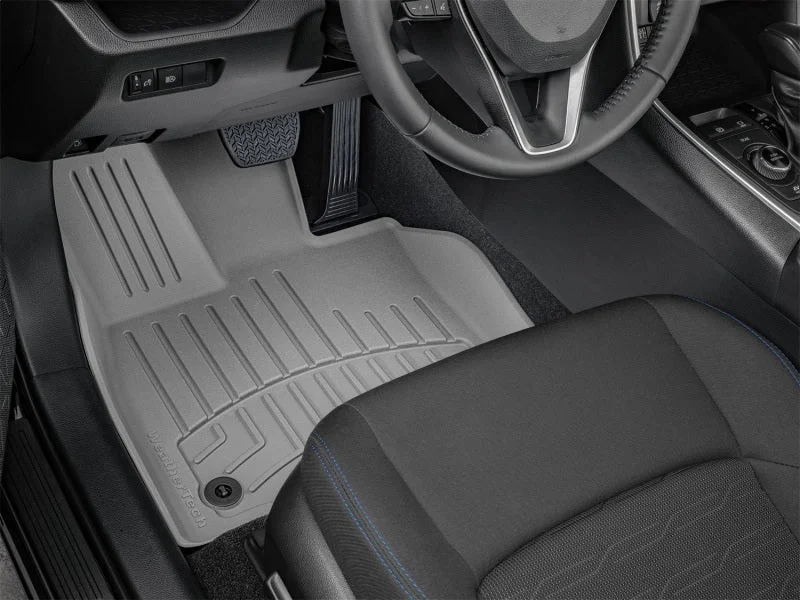WeatherTech 2019+ Toyota RAV4 Front FloorLiner HP - Grey - Installation View