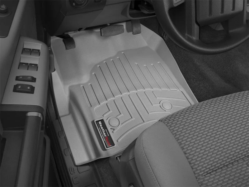 WeatherTech 12+ Ford F250/F350/F450/F550 Front FloorLiner - Grey - Additional View 13