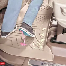WeatherTech 13-18 Ford C-Max / 13-14 Ford Escape Rear FloorLiner HP - Grey - Side View