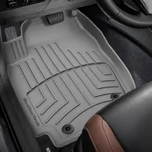 WeatherTech 2013-2018 Toyota RAV4 Front FloorLiner HP - Grey - Back View