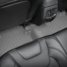 WeatherTech 2016-2021 Jeep Cherokee Rear FloorLiner HP - Grey - Side View