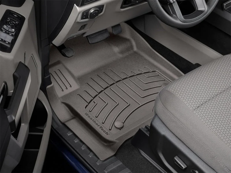 WeatherTech 2017+ Ford F-250/F-350/F-450/F-550 SuperCab/SuperCrew Front FloorLiner HP - Cocoa - Additional View 11