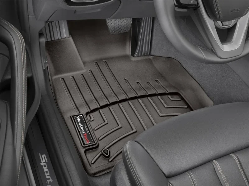 WeatherTech 2017+ BMW 5-Series Front FloorLiner - Cocoa (xDrive Only - Does Not Fit RWD) - Additional View 5