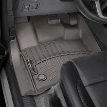 WeatherTech 2018+ Lincoln Navigator / Navigator L Front FloorLiner - Cocoa - Side View