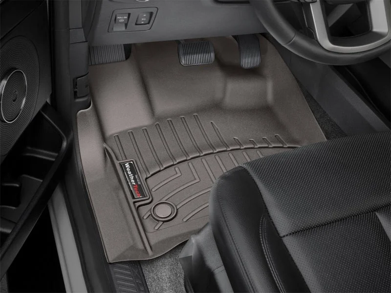 WeatherTech 2018+ Lincoln Navigator / Navigator L Front FloorLiner - Cocoa - Side View