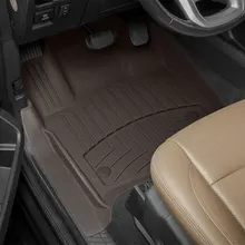 WeatherTech 2018+ Lincoln Navigator / Navigator L Front FloorLiner HP - Cocoa - Additional View 9