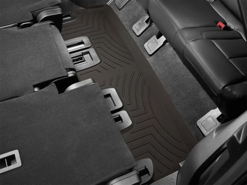 WeatherTech 2018+ Ford Expedition Max Rear FloorLiner HP - Cocoa - Side View