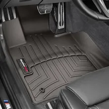 WeatherTech 2018 BMW 6-Series Gran Turismo Front FloorLiner - Cocoa - Back View