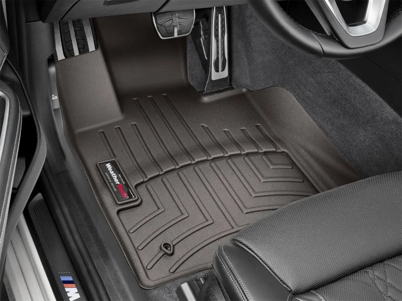 WeatherTech 2018 BMW 6-Series Gran Turismo Front FloorLiner - Cocoa - Back View