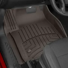 WeatherTech 2019+ GMC Sierra / Sierra Denali 1500 Front FloorLiner HP - Cocoa - Additional View 13