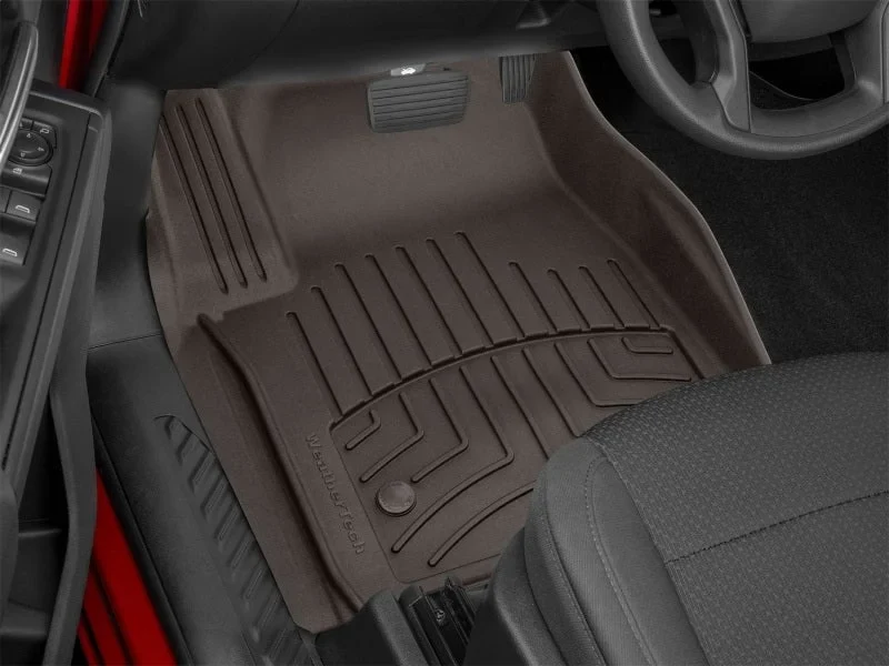 WeatherTech 2019+ GMC Sierra / Sierra Denali 1500 Front FloorLiner HP - Cocoa - Additional View 13
