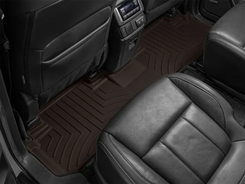 WeatherTech 19-23 Subaru Ascent 2nd Row Rear FloorLiner HP  - Cocoa - Back View