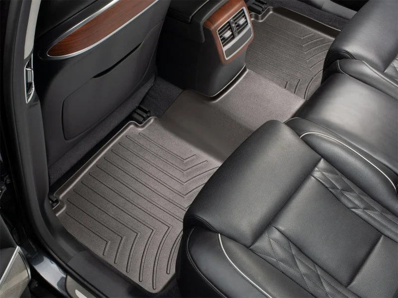 WeatherTech 2019+ Kia K900 Rear FloorLiner - Cocoa - Back View