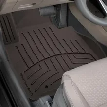 WeatherTech 2017+ Kia Sportage Front FloorLiner HP - Cocoa - Installation View