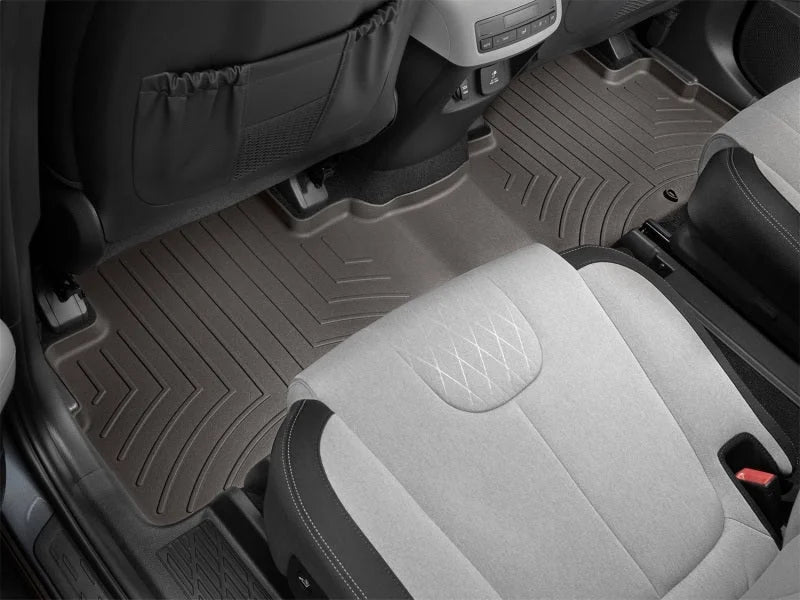 WeatherTech 2020+ Hyundai Palisade (2nd Row) Rear FloorLiner - Cocoa - Additional View 10