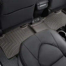 WeatherTech 2020+ Toyota Highlander Rear FloorLiner - Cocoa - Side View
