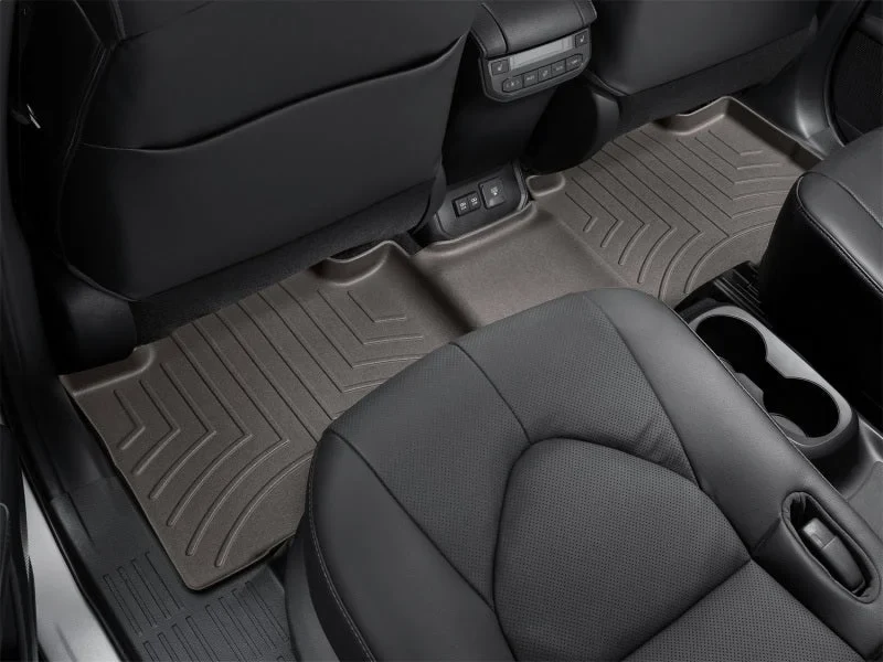 WeatherTech 2020+ Toyota Highlander Rear FloorLiner - Cocoa - Side View