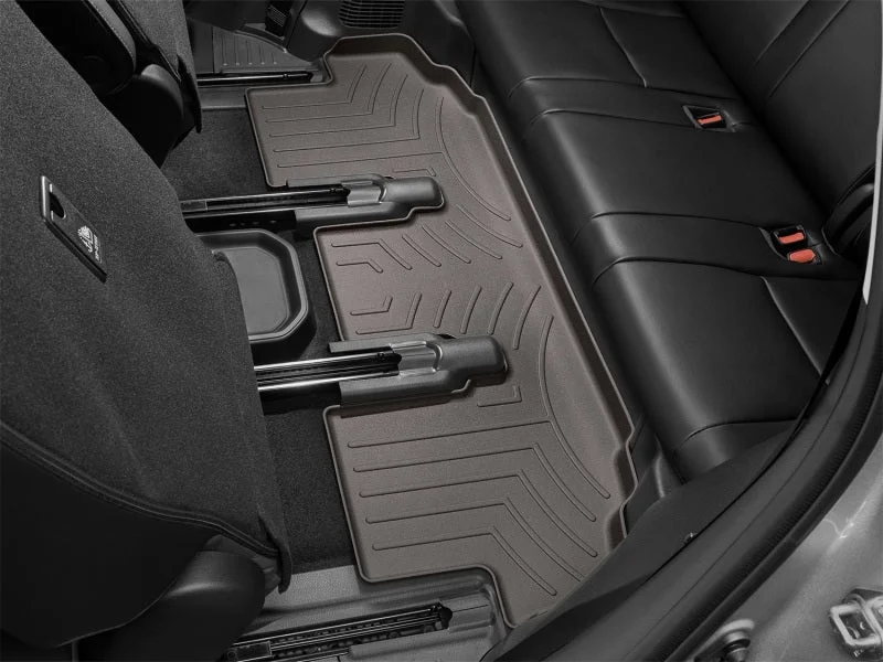 WeatherTech 2020+ Toyota Highlander Rear FloorLiner - Cocoa - Side View