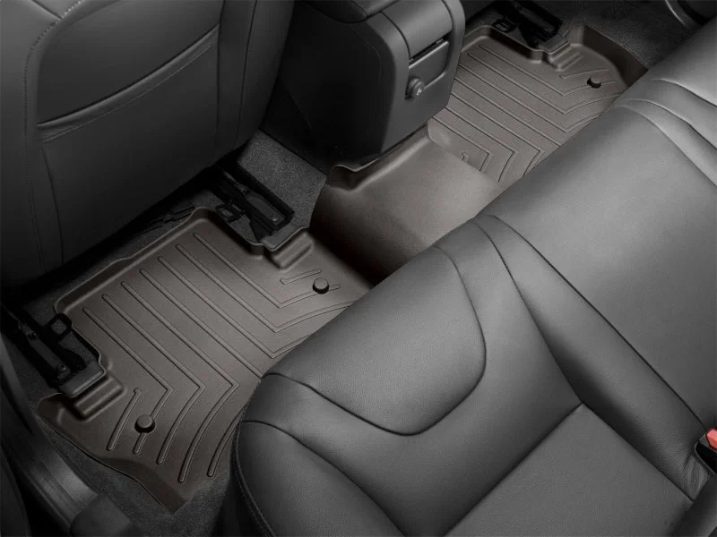 WeatherTech 2011+ Volvo S60 Rear FloorLiner - Cocoa - Installation View