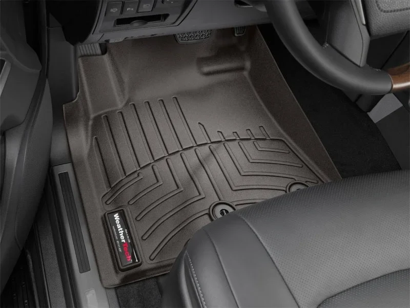 WeatherTech 2012-2015 Toyota Land Cruiser Front FloorLiner - Cocoa - Back View