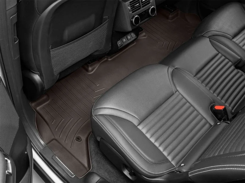 WeatherTech 2017+ Land Rover Discovery Rear FloorLiner - Cocoa - Back View