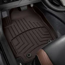 WeatherTech 13-18 Toyota RAV4 Front FloorLiner HP - Cocoa - Back View