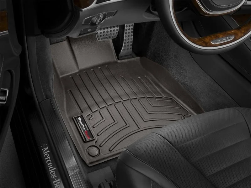 WeatherTech 2014+ Mercedes-Benz S-Class Front FloorLiner - Cocoa - Additional View 9