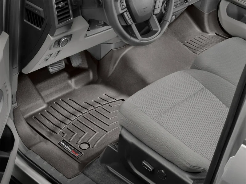 WeatherTech 2015+ Ford F-150 (Regular Cab) Front FloorLiner - Cocoa - Additional View 10